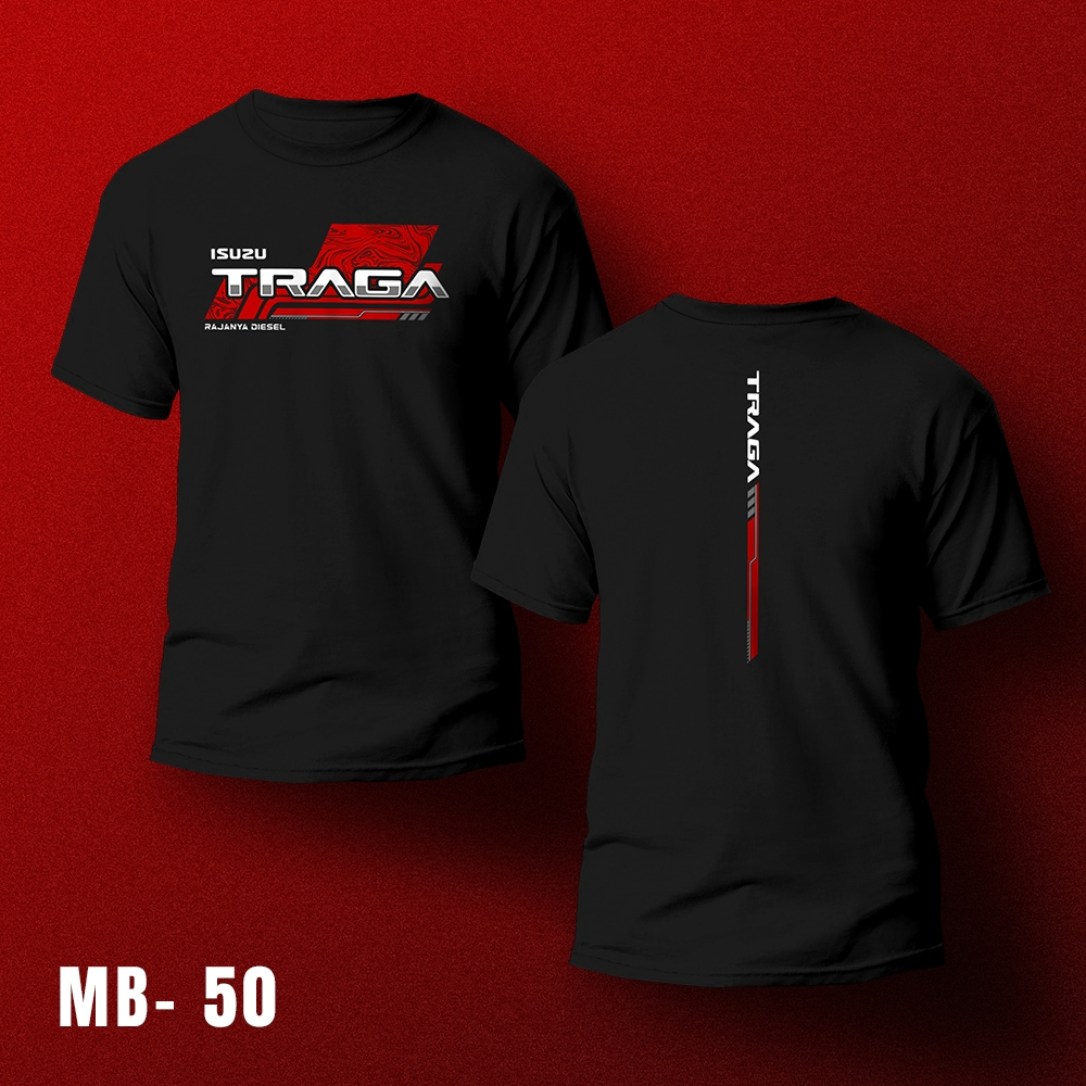 KAOS MOBIL ISUZU TRAGA / Kaos Isuzu Traga / Kaos Distro / Baju Mobil / Kaos Mobil / Baju Isuzu Traga