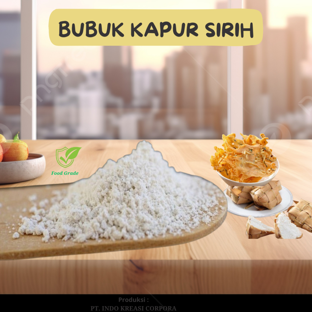 

KAPUR SIRIH SERBUK/GAMPING SERBUK 1 KG