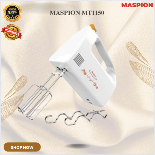 MASPION HAND MIXER MT1150/MT-1150/MT-1150 /MT 1150/MT-1150/PENGADUK ADONAN ORIGINAL BERGARANSI RESMI