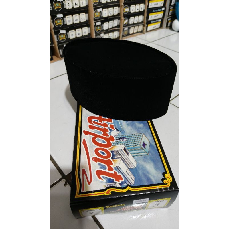 Songkok/Kopyah Hitam Nasional Airport Original