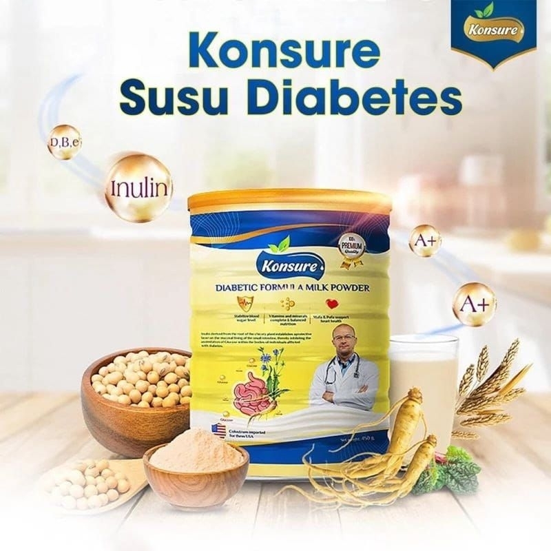 

Susu Konsure Original Rasa Vanilla Susu Untuk Penderita Diabetes Dan Kencing Manis