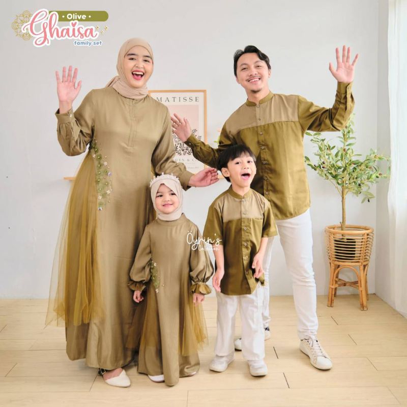 Ghaisa Family Set// Gamis Anak // Familyset Oyrins