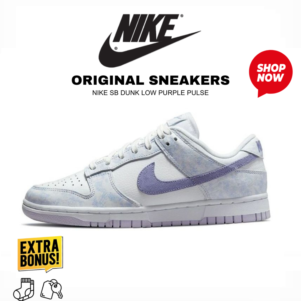 Sepatu Sneakers NIKE SB DUNK LOW PURPLE PULSE ORIGINAL BNIB