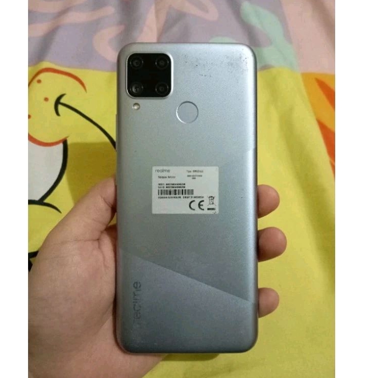 Realme C15 second 4/64 no minus tanpa kendala
