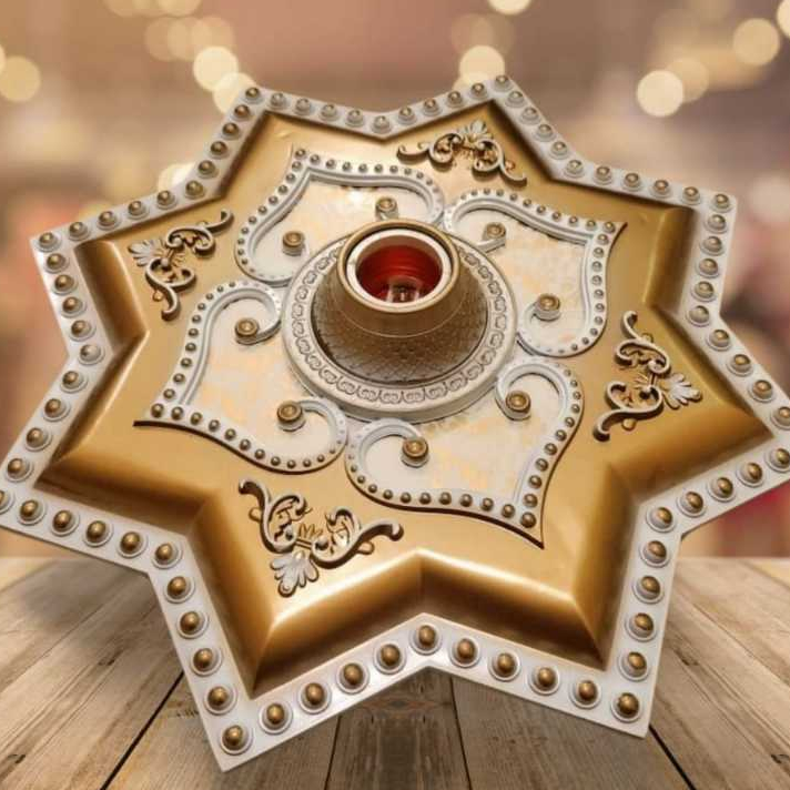 FITTING LAMPU ORNAMEN/ornamen lampu/fitting lampu hias ornamen/Fiting Lampu Ornamen 30x30