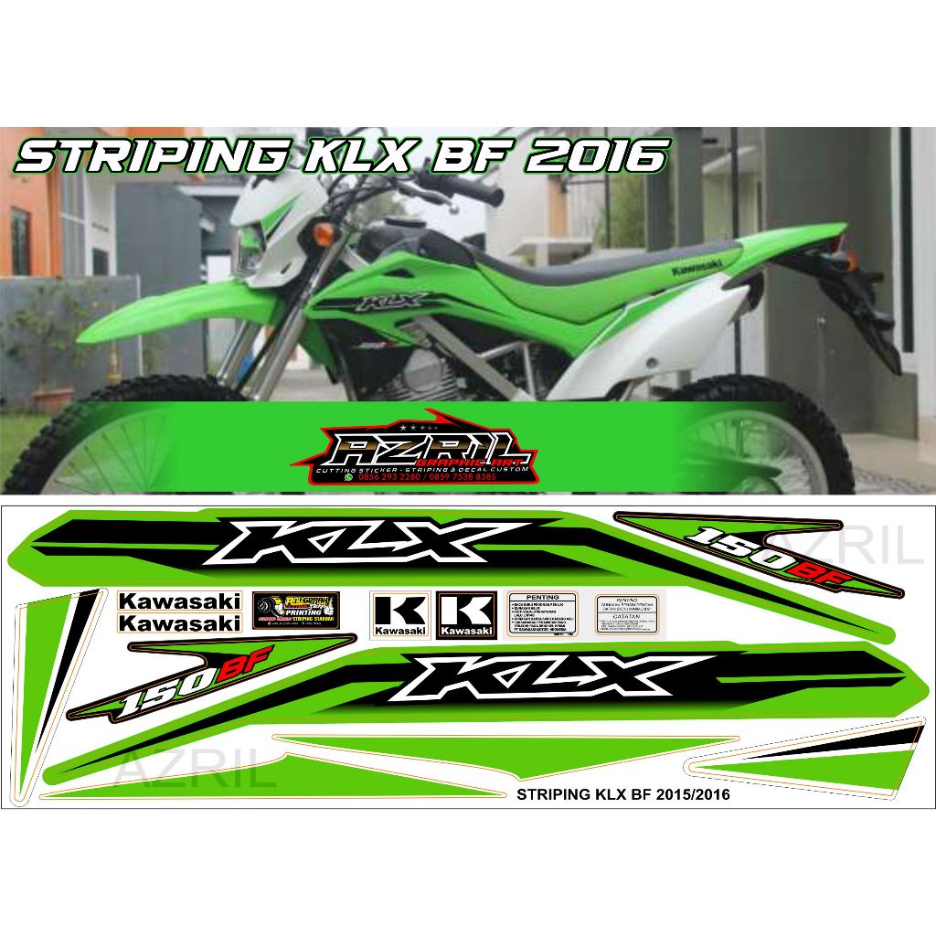 Striping KLX BF 2016/2016