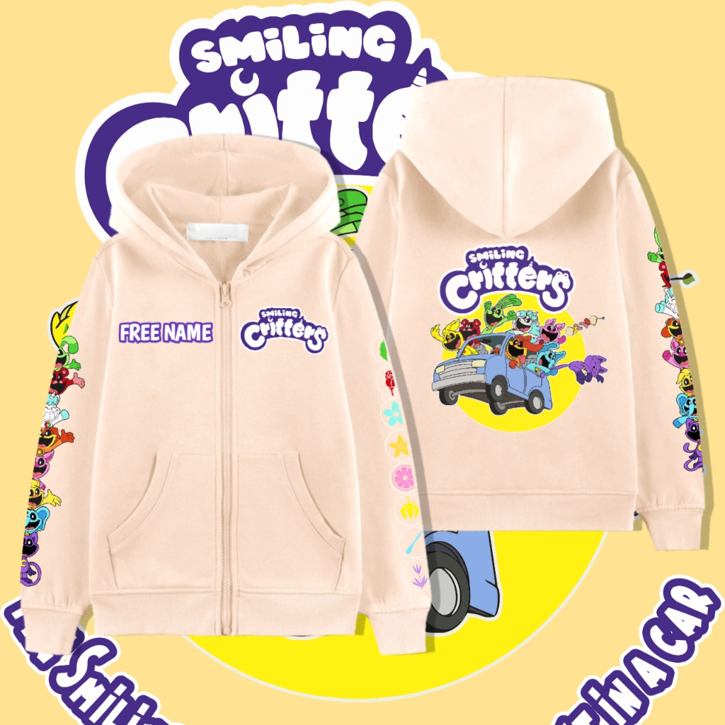 Jaket Anak / Zipper Anak Smilling Critters / Jaket Resleting