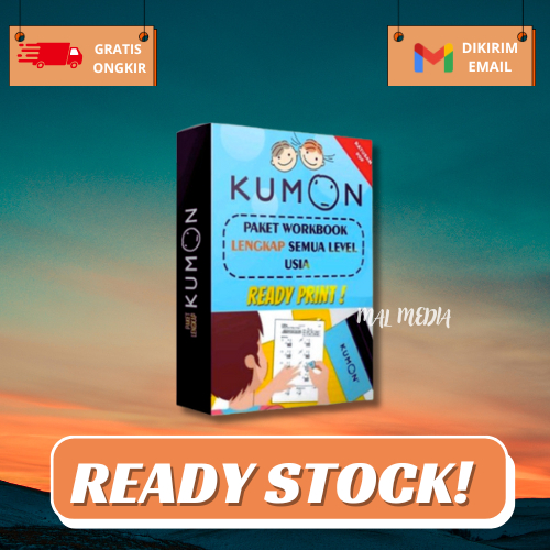 KUMON - PAKET LENGKAP Semua Level Usia 2-8 THN - Materi Soal Belajar Anak Print Ready