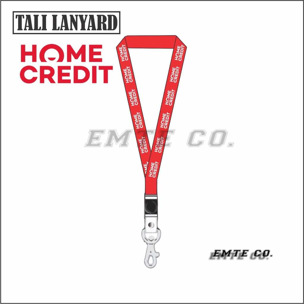 

LANYARD HOME CREDIT TALI LANYARD ID CARD/GANTUNGAN HP