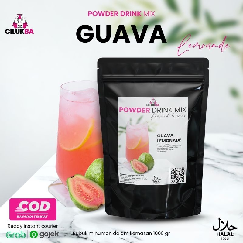 

Bubuk Minuman Instan Rasa Guava Lemonade 1 kg Cilukba Powder