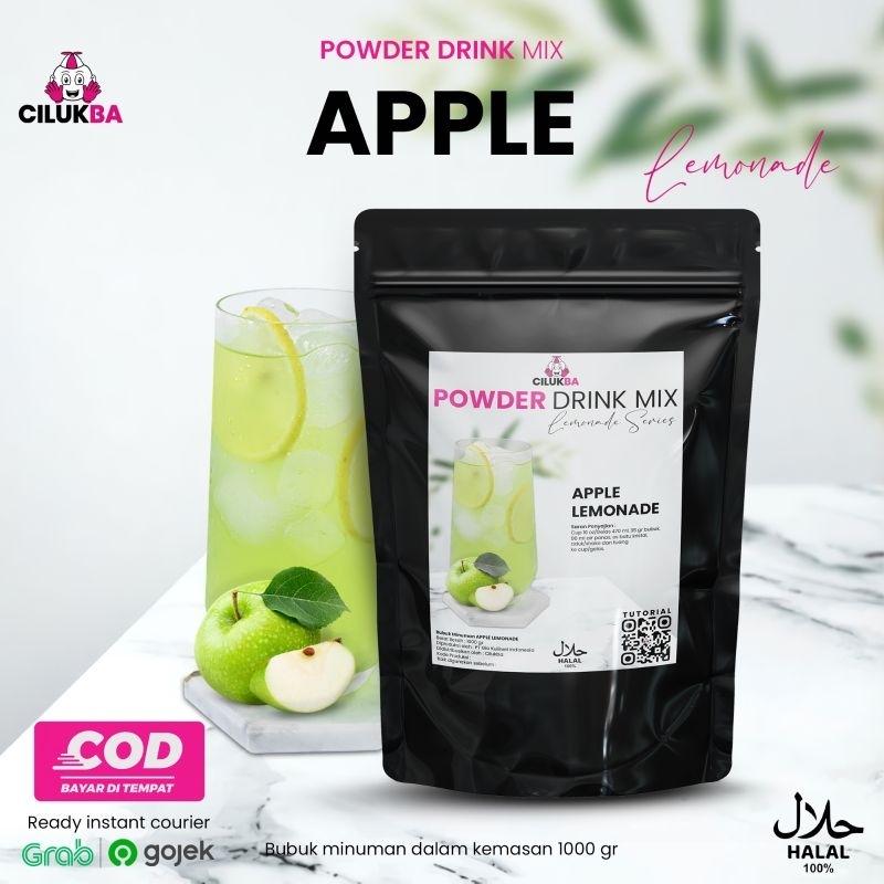 

Bubuk Minuman Instan Rasa Apple Lemonade 1 kg Cilukba Powder