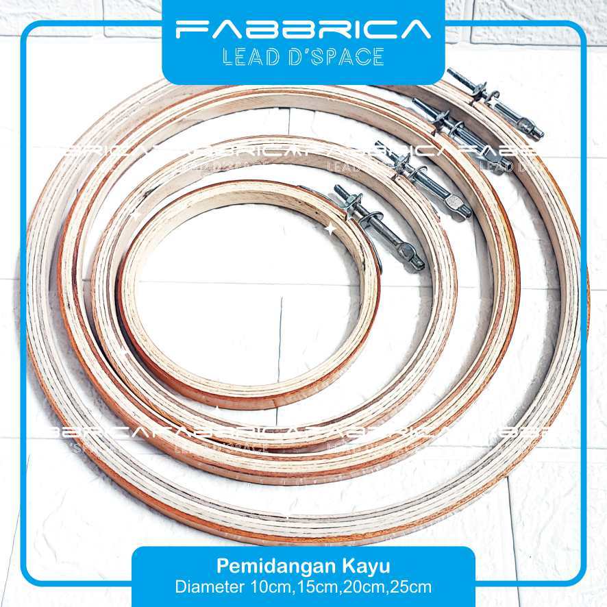 Fabbrica - Pemidangan Kayu Midangan Ram Alat Bordir Sulam Kristik Embroidery Ring