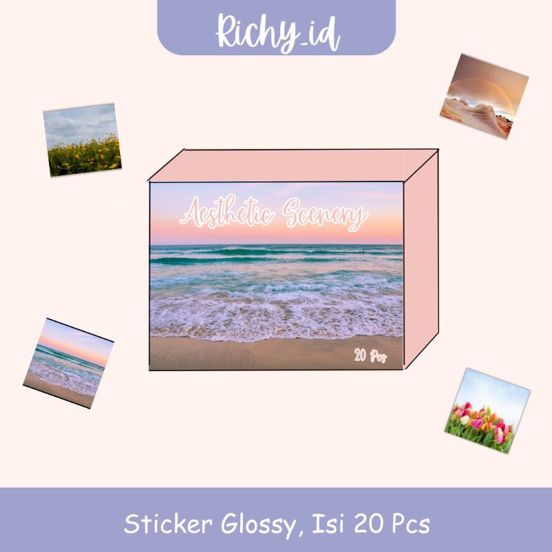 

sticker dekorasi jurnal tema scenery / stiker dekorasi aesthetic scenery / stiker dekorasi pemangan aesthetic