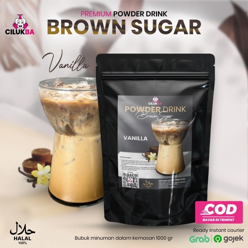 

Bubuk Minuman Instan Rasa Brown Sugar Vanilla 1 kg Cilukba Powder