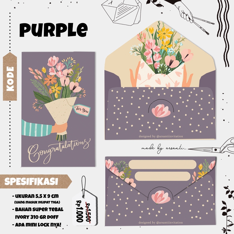 

AMPLOP MINI KONDANGAN SERBAGUNA