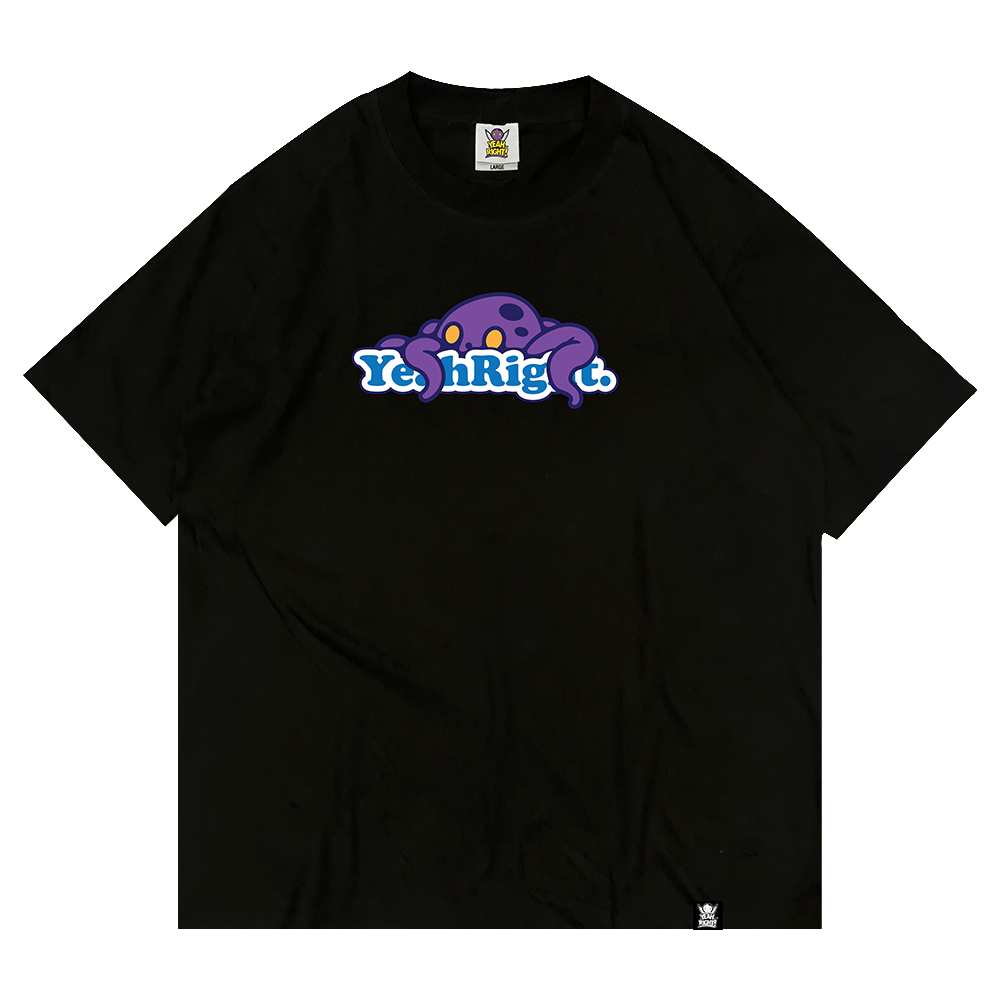 YEAH RIGHT Undercover T shirt Black - Kaos Hitam Cotton Combed 24s Unisex
