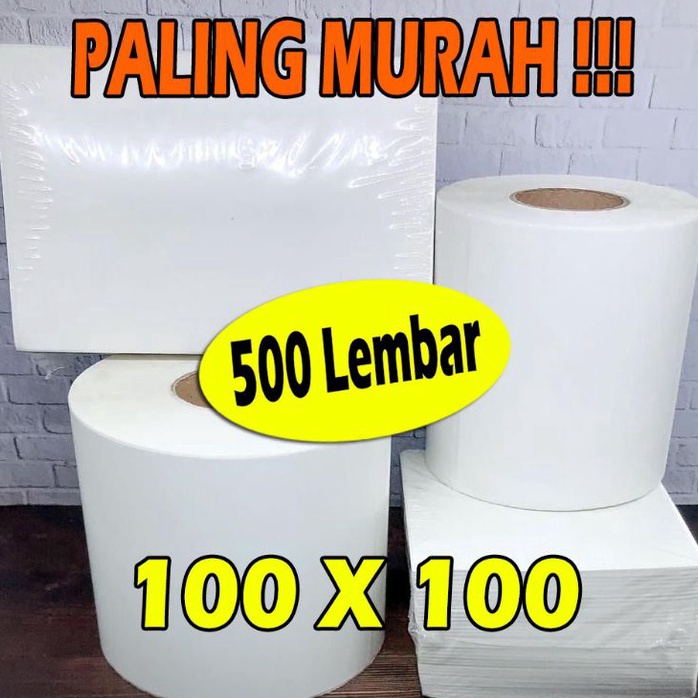 

TEBUS MURAH 1x1 Label Sticker Thermal Direct Thermal Sticker Kertas Thermal Label Thermal Kertas Stiker Resi Kertas Printer Thermal Stiker Thermal Sticker Thermal 5pcs