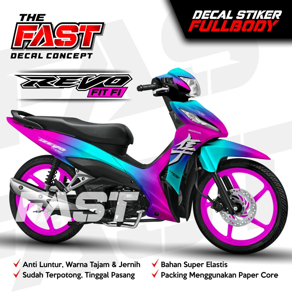 Decal Stiker Revo FIT FI Fullbody_Stiker Decal Revo Bunglon Fullbody_Dekal Variasi Revo Fit Fi fullb
