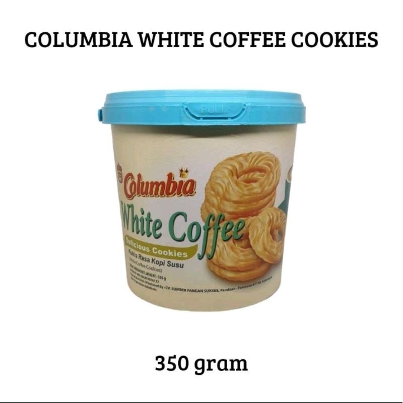 

COLUMBIA WHITE COFFE COOKIES TOPLES
