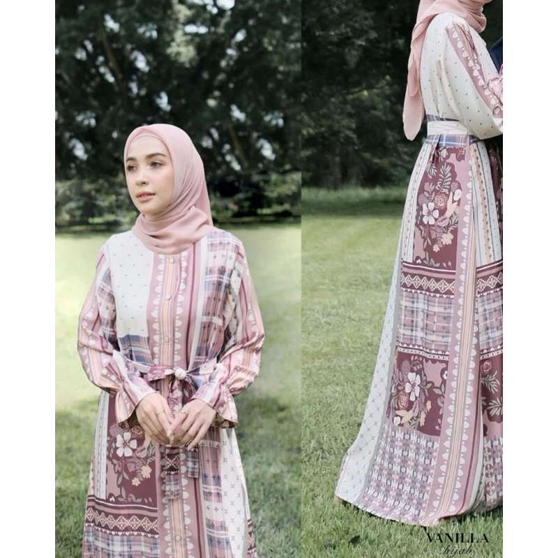 PRELOVED BINAR DRESS - VanillaHijab