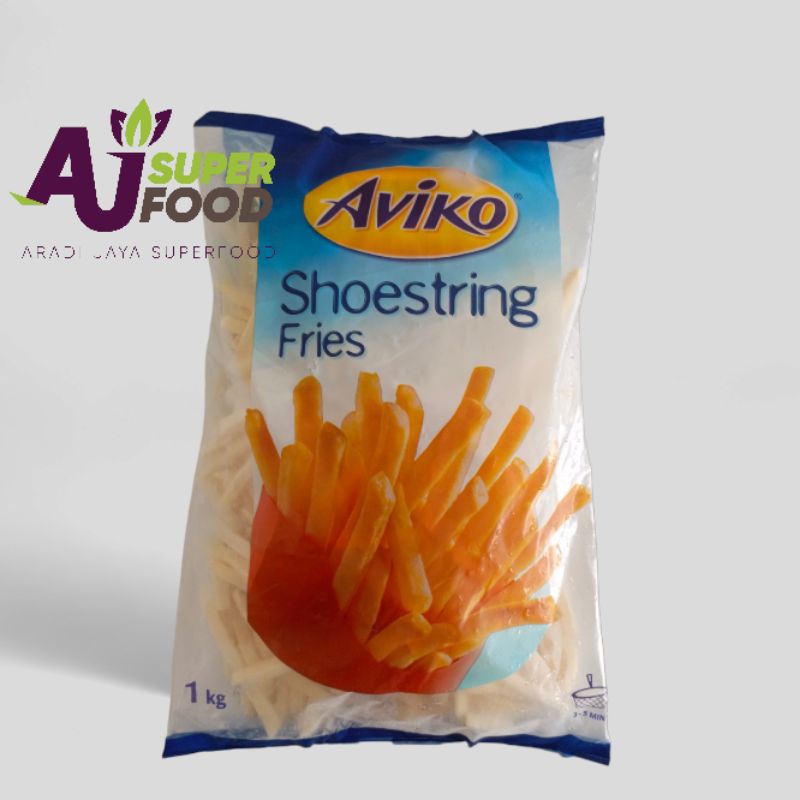 

kentang goreng frozen aviko shoestring 1kg