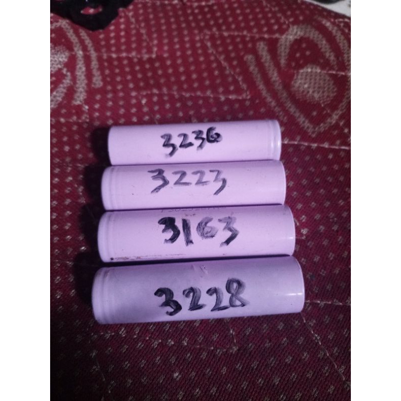 batre 18650 second real kapasitas 3000 mah 2700 mah 2400 mah 2200mah 2000mah 1800 mah 1500 mah 1300 