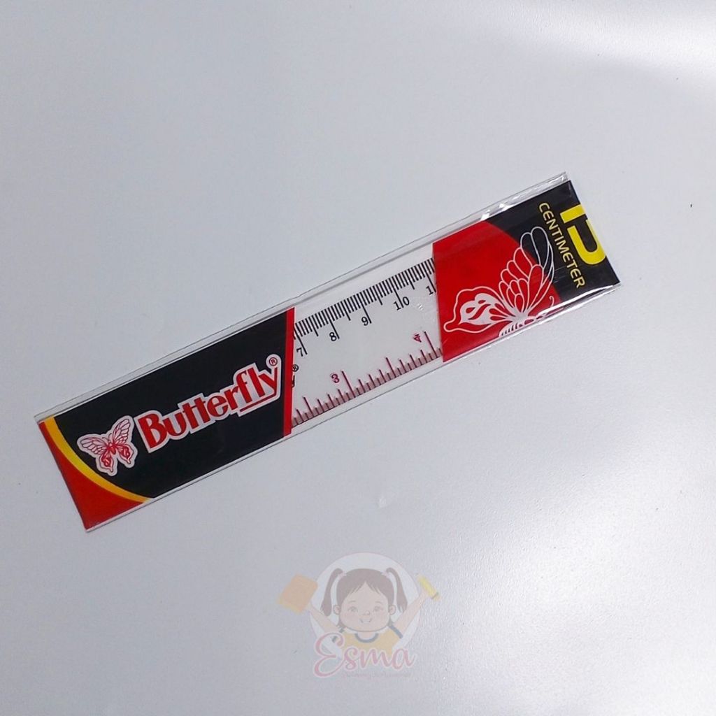 

Penggaris Butterfly 15cm