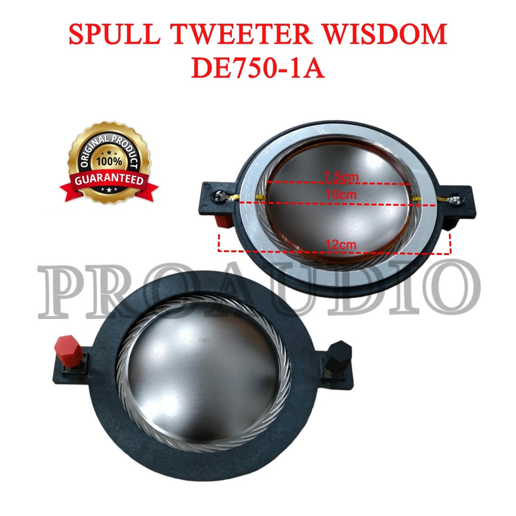 SPUL TWEETER WISDOM DE750-1A SPULL TWETEER DRIVER DE 750 - 1 A / DE 750 1 A WISDOM ORIGINAL