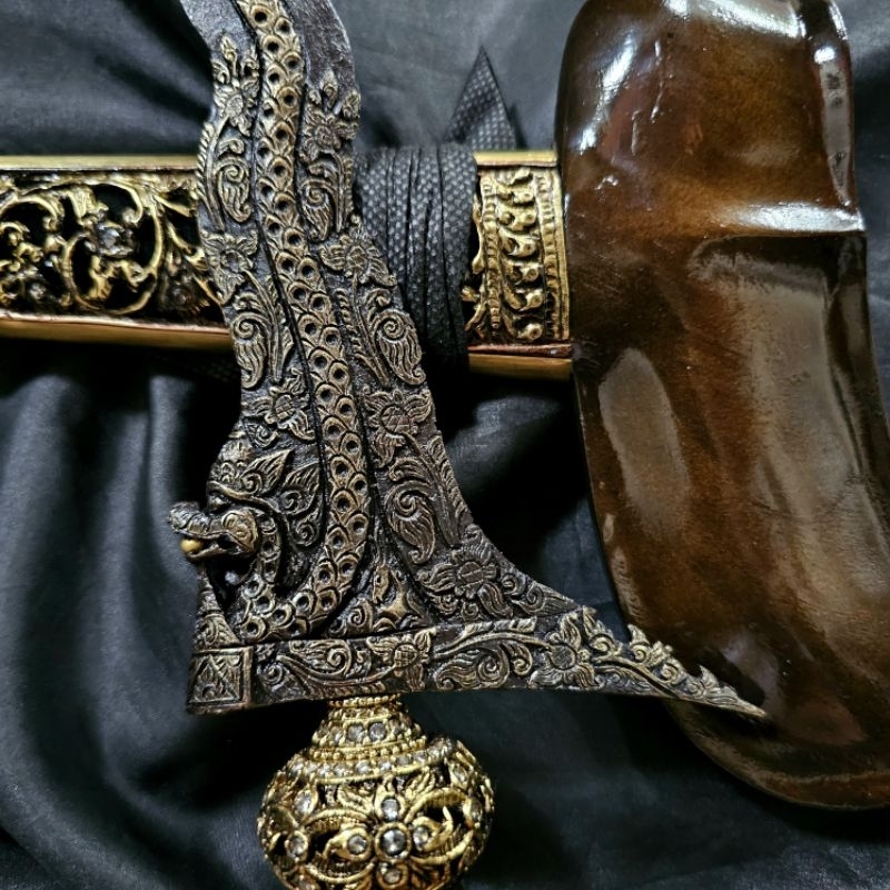 Keris Nogo Sosro Luk 13 Kinatah Kamarogan Lawasan