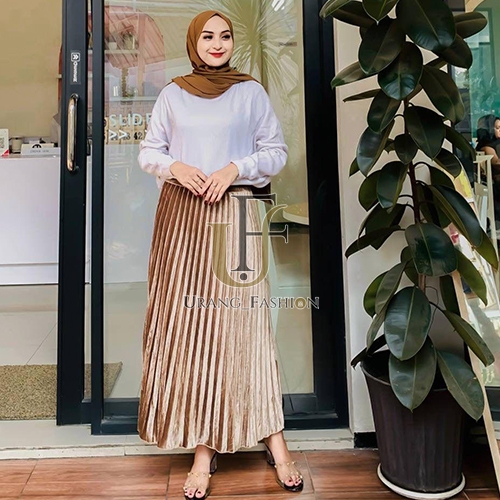 Rok Plisket Muslimah Trend // Rok Plisket Gelombang Viral //
