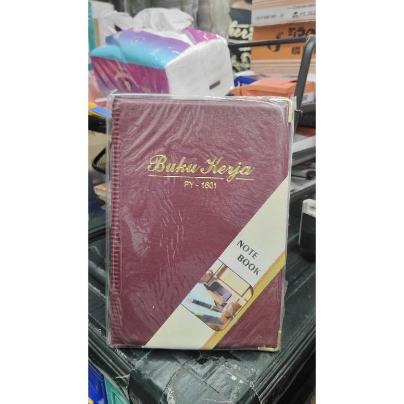 buku agenda kerja A5 kulit