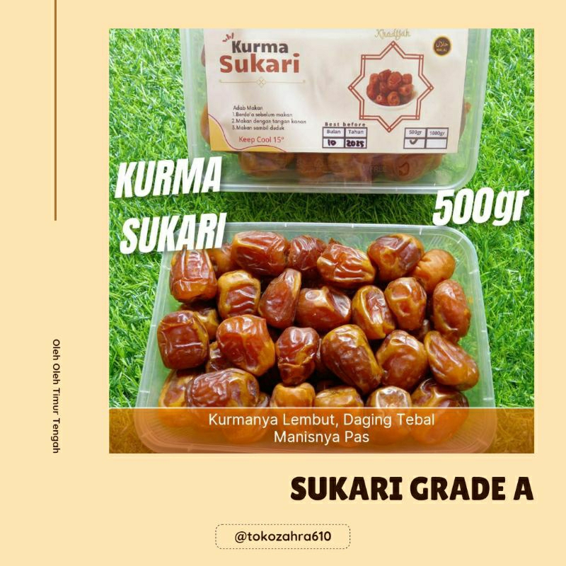 

Kurma Sukari Grade A 500 Gram