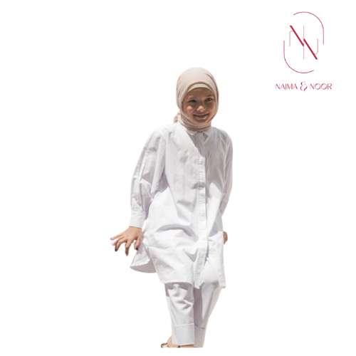 Najma & Noor Samaya Dress White