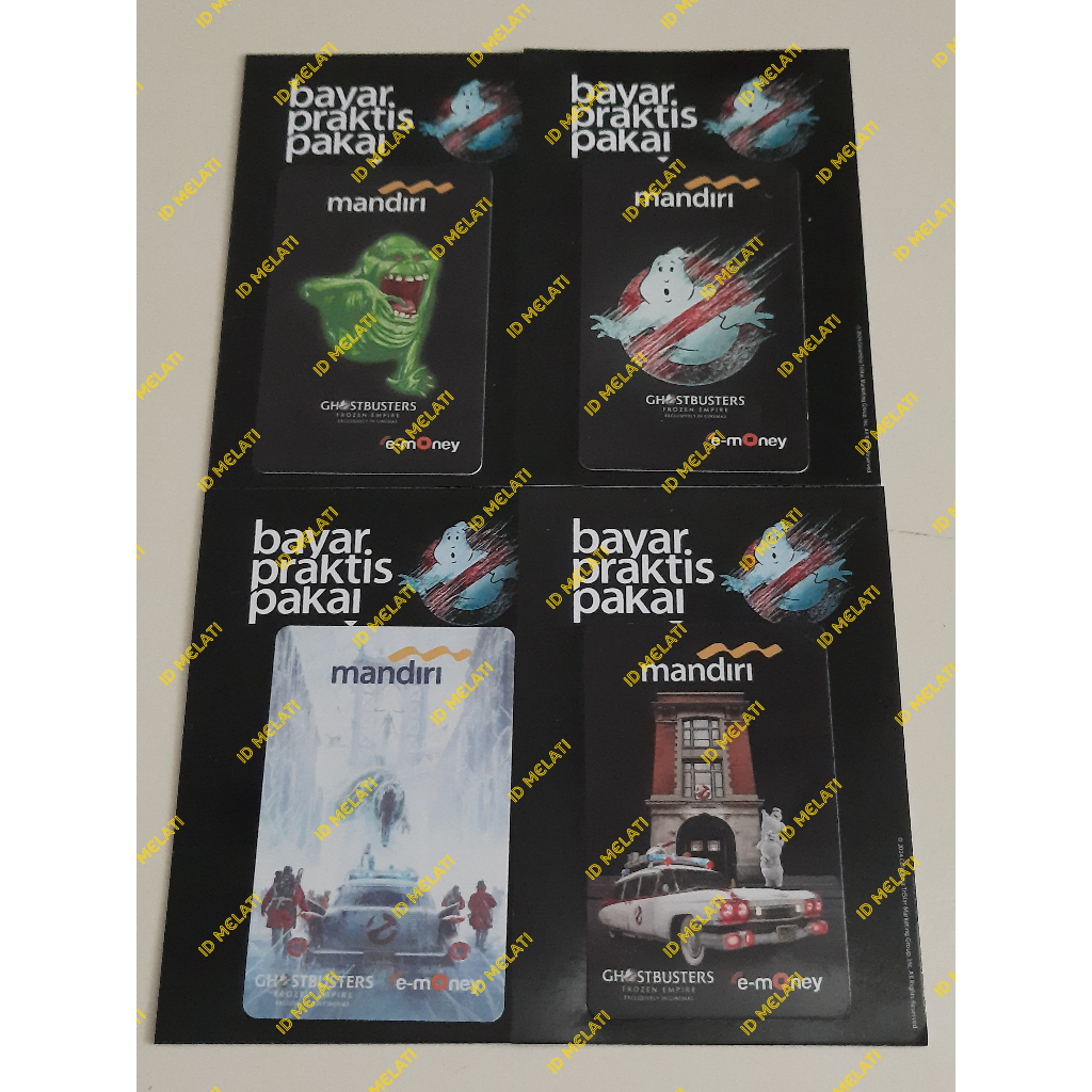 Mandiri e-Money edisi Spesial Edition Ghostbuster