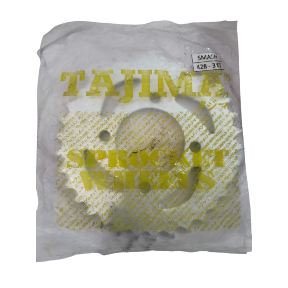 GEAR GIR BELAKANG RC TORNADO SHOGUN 110 125 SMASH SATRIA 2 TAK 428 32T 33T 34T 40T( TAJIMA )