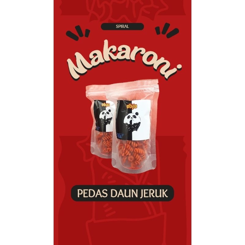 

Cemilan Makaroni Spiral Pedas Daun Jeruk Enak dan Renyah berat 45 gram