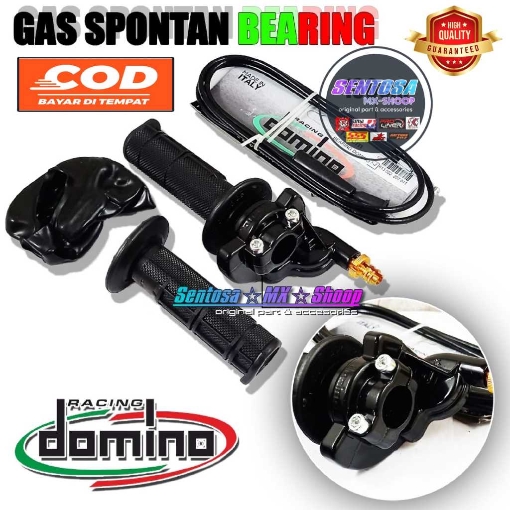 GAS SPONTAN /GAS KONTAN DOMINO 1 KABEL ROLL BEARING UNIVERSAL ALL MOTOR