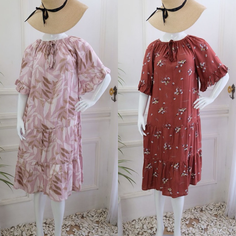 LALA DRESS | daster dada full karet busui