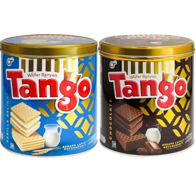 

PROMO RAMADHAN ✓ TANGO WAFER KALENG 240 GR VANILLA COKLAT