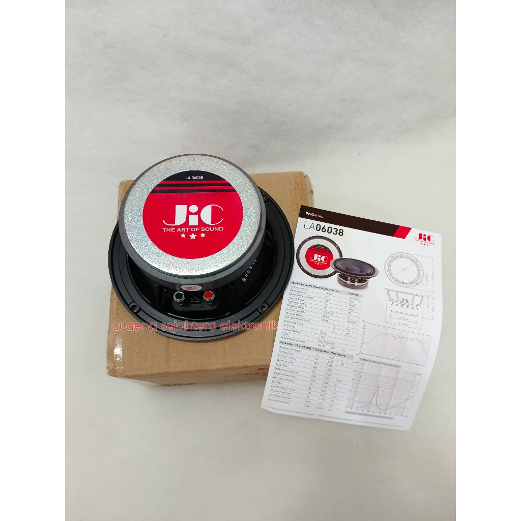 SPEAKER JIC LA 06038 - 6 INCH