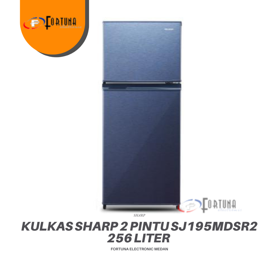 KULKAS SHARP 2 PINTU SJ195MDSG2/SR2 172LITER MEDAN