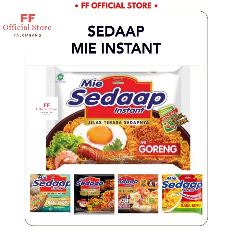 

(BISA COD) SEDAAP Mie Instan Goreng, Soto, Spicy Laksa, Korea Spicy