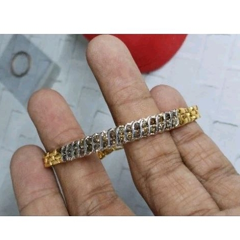 Berlian Brown Gelang Perak