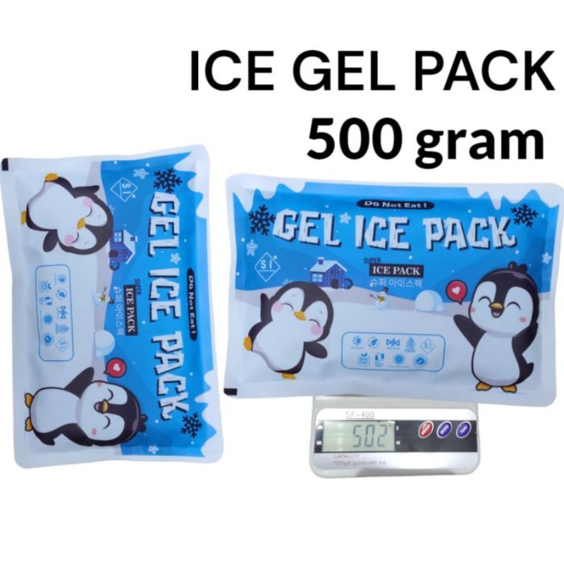 iCE gel 500 gram Jumbo Besar Pendingin Serbaguna Reusable Halal - Thermafreeze pendingin COOLER BAG 