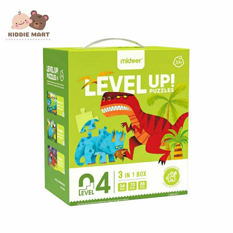Mideer Level Up Puzzle Level 4 Mainan Edukasi Anak