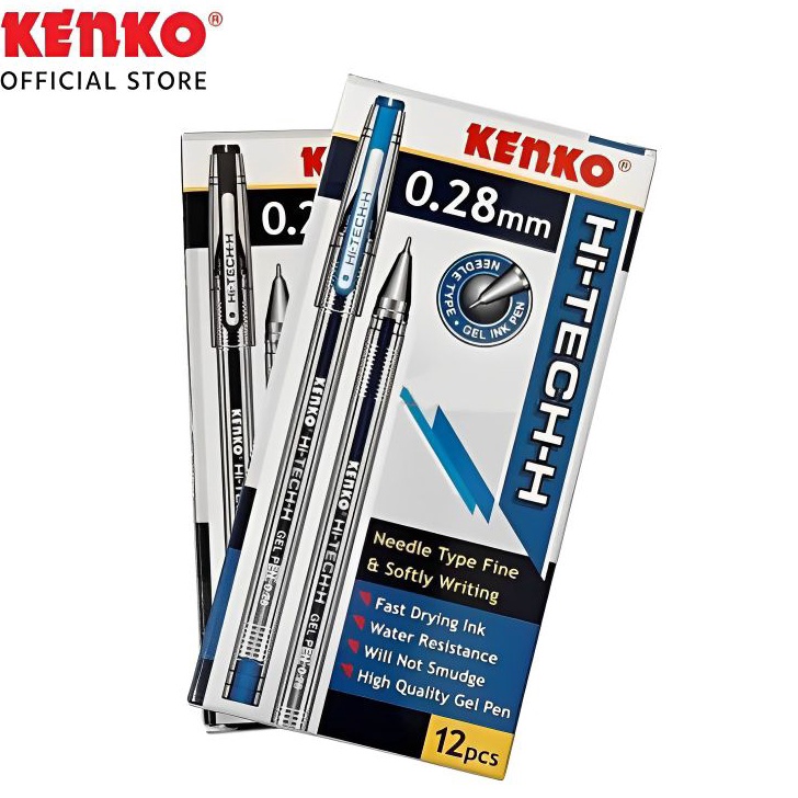 

Terlaris PULPEN HITECH KENKO 28MM PEN HITECH 1PAK12PCS