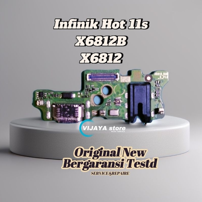 Konektor Cas Papan Konektor Cas Mic Infinik Hot 11s X6812 X6812B Original