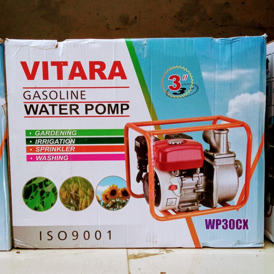 Mesin Pompa/Sedot Air Alkon Irigasi 3 inch Merk Vitara