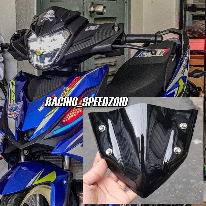 VISOR SUPRA GTR 150 WINDSHIELD SUPRA GTR 150 PLUS BAUD VARIASI