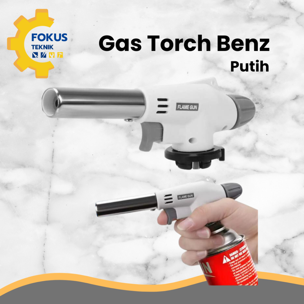 BENZ BZ 9106 Gas Torch Alat Pemantik Api Las Bakar Mini Flame Gun ( TANPA TABUNG GAS)